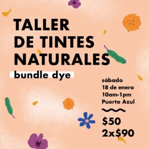 taller tintes naturales